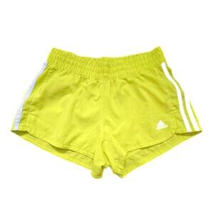 adidas Women's Bright Yellow 3” Athletic Shorts